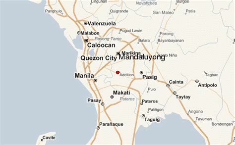 Mandaluyong Map .